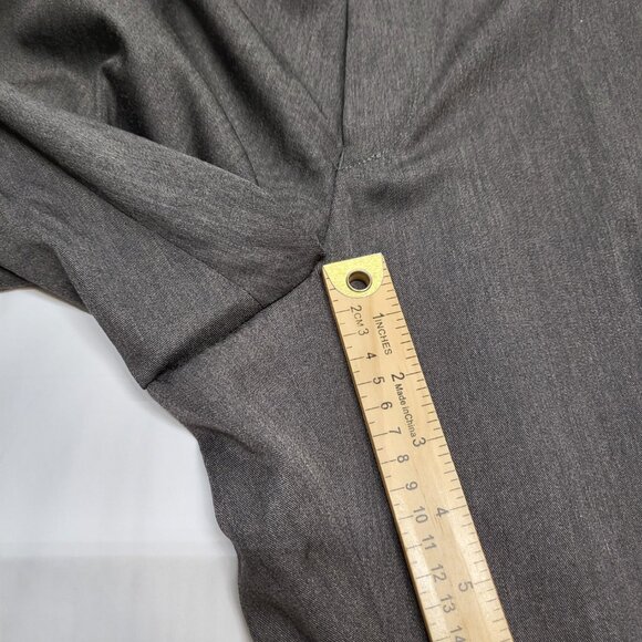 Louis Raphael Rosso Mens Dress Pants 38 X 29 Classic Wrinkle Free Easy Care Gray - Picture 12 of 15